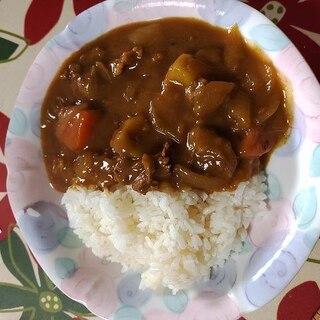 りんご入りカレーライス